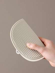 1 Pieza Tapete de mesa multiusos, Salvamanteles de cocina a rayas resistente al calor, Alfombrilla de aislamiento de silicona gruesa resistente al calor, Guantes de horno, Protectores de manos, Salvamanteles