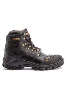 Caterpillar Men's Safety Ankle Boot 2190, PVC Toe With Gel Insole! - Black - View 1