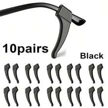 20 piezas/10 pares de gafas de silicona antideslizantes | Suaves y delicadas en las orejas, con clips de oreja antideslizantes, antideslizantes - 20 piezas - Ver 9