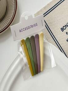 5 Stück vielseitige farbige Pony-Clips, Seitenklemmen, faltenfrei Haarklammern, Entenklemmen, Gesichtswäsche-Clips, Haaraccessoires für Frauen, Geschenke, Reisen, Geschenke für Frauen, Haarsachen, Strumpfstopfer