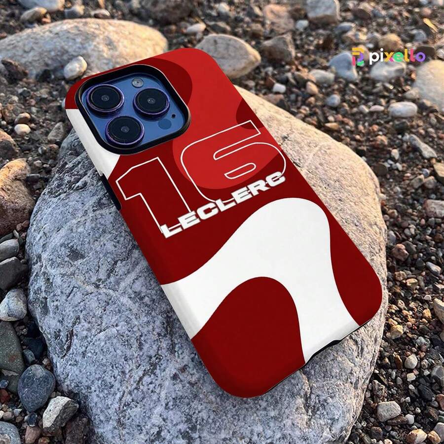 1 ốp lưng điện thoại hai lớp kiểu Bohemian, thiết kế F1 No.16 Lecherc, tương thích với iPhone 17 Pro Max, 16 Pro Max, 15P, 13, 11, 12, XS, 8 Plus, 7 và 17 Pro Max Air, thiết kế hai lớp phù hợp sử dụng ngoài trời, tương thích với hệ điều hành Android và hầu hết các điện thoại thông minh, món quà lý tưởng cho mẹ, gia đình, bạn bè, trẻ em, sinh nhật, ngày lễ.