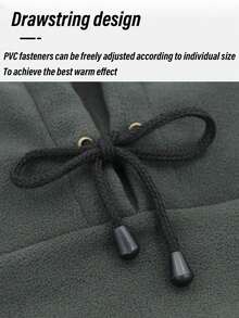 1 件黑色可调节羊毛保暖拉法帽，防风滑雪面罩颈部保暖器，圣诞节 - 彩色 - 查看 8