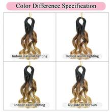 1 Pack Women's French Curly Crochet Wig, 12 Inch Crochet Braid, Curly Hair Ends, Pre-Stretched French Curly Short Hair - Multicolor - View 10