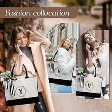 para Mujer,Bolsa de Lona para Mujer, Bolsa de Regalo Personalizado, un Gran Regalo para Las Mujeres, Maestros,Mamá, Amigos, Damas de - W - Ver 6