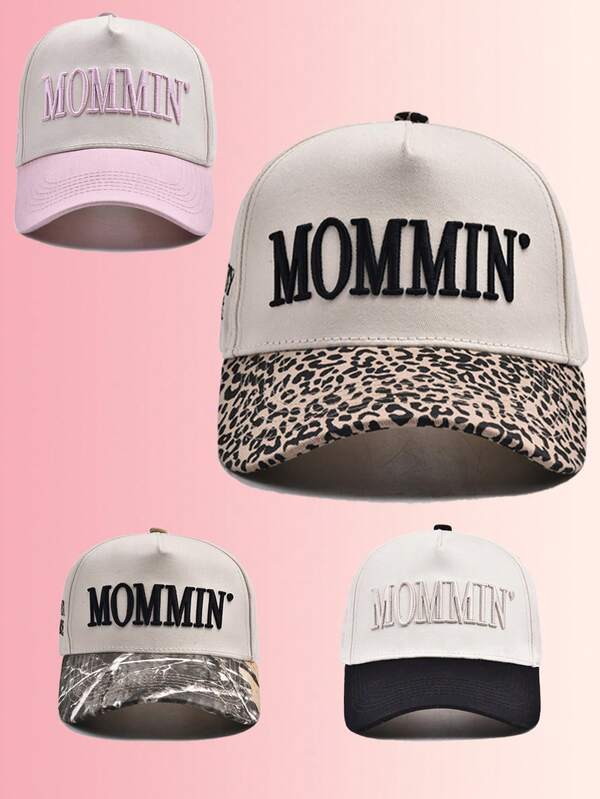 1 pièce Casquette de baseball mode brodée MAMAN - Casquette de papa respirante et réglable - Casquette de baseball unisexe, parfaite pour les sports de plein air, les voyages et la course