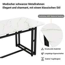 Set da pranzo nero 120 x 70 cm con 4 sedie, tavolo da cucina moderno, sedie in velluto nero, gambe in ferro nero