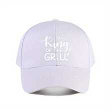 King Of The Grill, Funny Chef Hat, Adjustable Kitchen Cooking Hat For Men, BBQ Chef Hats, BBQ Lover Gifts, Cooking Grilling Baking Home Kitchen Work Cap Black Four Seasons Men'S And Women'S Popular Golf Hats Adult Sports Truck Hats Popular Men'S And Women - 黃色 - 查看 2