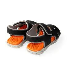 Molekinho Boy's Sandal 2135-737 - Đen và Cam - Xem 5