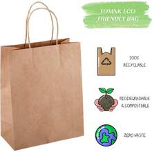 135pcs White Paper Bags With Handles Assorted Sizes Bags Bulk, Kraft Paper Bags Small Business, Shopping Bags, Retail Bags, Party Bags, Merchandise Bags, Favor Bags