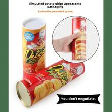 Prank Toy Potato Chips Surprise Snake Bucket - Real Potato Chips Can Snake-Shaped Design - Prank, Novelty Party Decoration, Birthday Surprise, Valentine's Day And Other Joke Gifts, Scaring And Pranking, Halloween Fool's Day Party Magic Joke Gadgets Fun Prank Funny Friend Toy - Sweet Potato Chips Jumping Snake - View 7