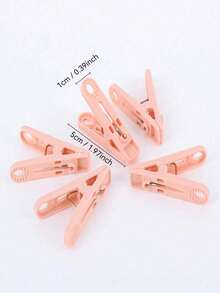 30pcs Clothes Clip With Storage Basket (Please Check The Size Before Purchasing), Waterproof, Strong Grip, Very Practical, Suitable For Drying Various Clothes, Decorating Photos, Celebrity Stickers, Etc. 30 Small Windproof Plastic Clothes Clips, Suitable For Multi-Functional Storage Baskets For Underwear And Socks - Multicolor - View 8