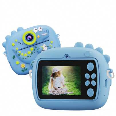 Kids Instant Print Camera,1080P Videos Digital Camera For Kids, Toddler Camera For Christmas Birthday Toy Gifts For Girls/Boys Age 3-12, Portable Kids Camera For With SD Card,Instant Printing Cameras Can Quickly Capture And Print Photos, Providing Users With A Convenient Experience.