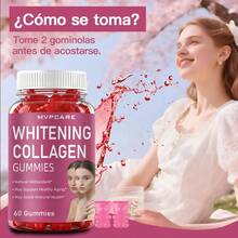 Colageno hidrolizado acido hialuronico pastillas peptonas colágeno gominola 120 cápsulas - Dos botellas - Ver 6