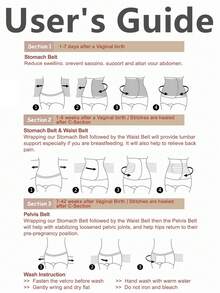 三合一女士可调节魔术贴束腰带，透气收腹带，产后托腹带，大码