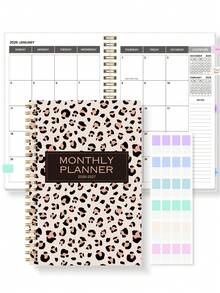 BUBU 2026-2027 Academic Year Weekly And Monthly Planner, Jan 2026 - Dec 2027, 5.7" X 8.1", Flexible Cover, Wirebound, School & Office Supplies Back To School Supplies - Multicolor - View 9