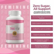 True Fem – 13-In-1 Vegan Supplement With Saw Palmetto & Fenugreek For Women - 3 bottles - 查看 3