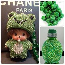 25000Pcs Dark Green AB Rhinestones For Bedazzling Kit, 3-5mm Resin Flatback Rhinestones Bulk Bedazzle Gems Diamonds For Crafts DIY Shoes, Clothing{"Color_name":"DarkGreenAB"} - 深綠色AB - 查看 6