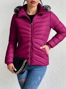 Big City Women Jackets - Violet Purple - View 1