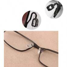 Eyeglass Push In Nose Pads, 5 Pairs Oval Slide In Nosepads, Glasses Anti - Slip Pushin Nose Piece Eyeglasses, Glasses And - 最初的 - 查看 3