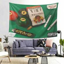 Reaty Oak Revival Theme Art Tapestry, Vibrant Wall Decor For Living Room Bedroom Office, Aesthetic Home Party & Music Room Decoration, 90g/㎡ Polyester Fabric, Ideal Gift For Halloween, Thanksgiving, Bl1ack Friday & Christmas - 彩色 - 查看 2