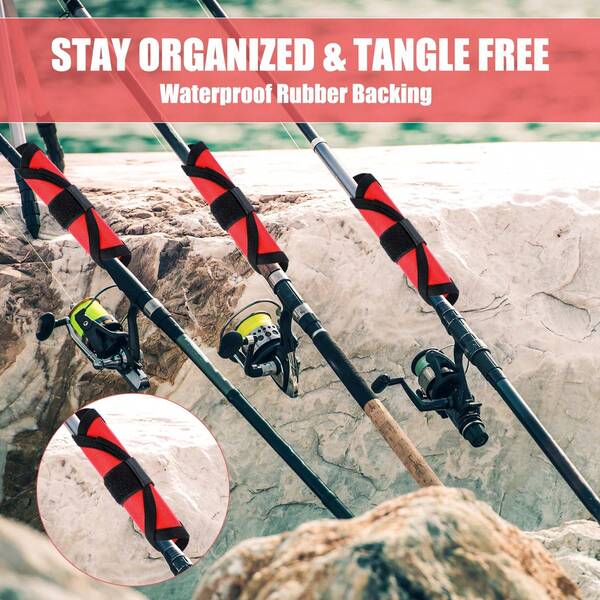 8pcs Fishing Lure Covers, 5.9 Inch Fishing Lure Wraps To Keep Fishing , Premium Fishing Lure Covers Easily See Lure Hooks Covered To Protect Children, Pets And Anglers From Sharp Hooks