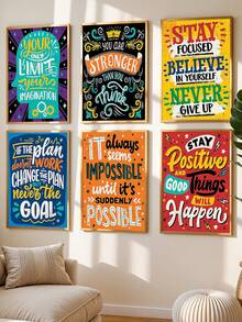 1张复古圣诞海报印刷品，梦幻般的圣诞艺术印刷品，是送给家人和朋友的理想礼物，适合客厅圣诞装饰，不含画框。 - 彩色 - 查看 3