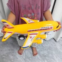 Large Inertial Airplane Toy For Kids, Suitable As Birthday, Christmas, New Year Gift For Boys And Girls - Yellow - View 7