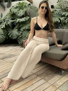 GIP Crochet Beachwear Pants Style And Comfort For Summer - 沙 - 查看 2