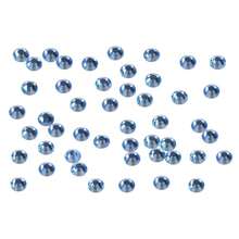 2880PCS Art Nail Rhinestones Non Hotfix Glue Fix Round Crystals Glass Flatback For DIY Jewelry Making With One Picking Pen (Ss3 2880pcs, Lt. Sapphire){"Color_name":"Lt.Sapphire","Size_name":"Ss32880pcs"} - 藍寶石中32880件 - 查看 3