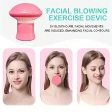 2pcs V-Face Double Strap Compression + Silicone Trainer, Face Lifting Band, Beauty Double Chin Shaper, Elastic Breathable Purple - Purple - View 3