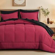 7pcs Ultra-Soft Bed In A Bag, Down Alternative Bedding Sets With All Season Quilted Comforter, Flat Sheet, Fitted Sheet, Pillowcases -Gifts For The Family And Friends - 綠松石 - 查看 9
