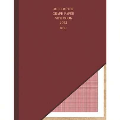 1mm Millimetric Red Graph Paper Notebook: Premium Color Interior With White Paper. 8.5 X 11 150 Pages Large Millimetric Quad Ruled Grid Journal Paperback Book With Red Dot Lines US Letter Size