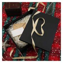 Extra Large Gift Box With Lid 17x13x6 Inches, Black Gift Boxes For Presents Packaging For Birthdays, Valentine's Day, Christmas, Anniversaries Include Shredded Paper Fill, Envelope Card Ribbon,BXIUHFH - 多色194 - 查看 2