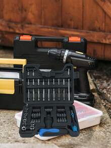 1 套螺丝刀工具套件，平头、星形、棘轮螺丝刀，多功能家用小型螺丝刀套装 - 彩色 - 查看 4