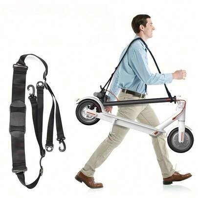 1pc Skateboard/Scooter Carrying Strap - Super Comfortable Shoulder Strap, Easy Lifting & Convenient Carrying, Heavy Duty Support - Durable, Adjustable, Padded Design For Optimal Comfort