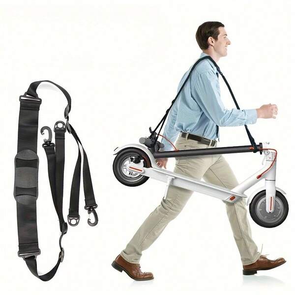 1pc Skateboard/Scooter Carrying Strap - Super Comfortable Shoulder Strap, Easy Lifting & Convenient Carrying, Heavy Duty Support - Durable, Adjustable, Padded Design For Optimal Comfort