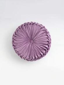 1 件现代简约圆形装饰枕头 - 毛绒垫子，可机洗，宠物友好，适用于节日和家居装饰（客厅、卧室、办公室），四季装饰枕头