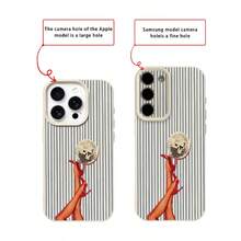 1pc Retro Disco Red High Heel Shoe Pattern TPU Material Protective Phone Case Compatible With IPhone 17 Pro Max/17/16 Pro Max/15/13/12/11, S20 FE/A15/S24/A55, Redmi Note 11/Note 12/Note 13 Pro, Shockproof Soft Full Coverage Phone Case