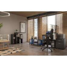 Furinno Descrito para computadora portátil portátil para el portátil para el HOGAR, Americano/Negro - Roble francés gris/negro. - Ver 5