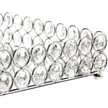 Crystal Cosmetic Makeup Tray Vanity Organizer Tray Metal Crystal Mirror Acrylic Tray Decorative Tray Storage For Home Decor Dresser Countertop Bathroom