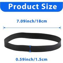 Large Rubber Bands Heavy Duty, 22 Pcs Size 107 Black Rubber Bands, Elastic Bands Suitable Office Supplies And Trash Cans.