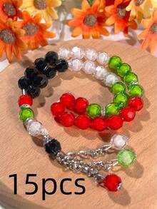 1pc 33-Bead Muslim Prayer Beads, Tri-Color, Suitable For Muslim Middle Eastern Prayer And Daily Use