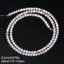 1strand 2mm Round Natural Mother Of Pearl Shell Beads For Jewelry Making DIY Elegant Bracelet Necklac Earrings Accessories