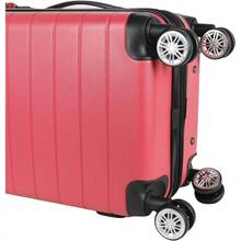 PERRY ELLIS Maleta de Cabina para Viaje con Diseño Moderno y Espacio Ampliado Ideal para Viajes Cortos y Negocios Resistente al Agua y con Ruedas Duraderas para un Transporte Comodo - Rojo - Ver 7