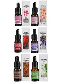 1pc Plant-Based Essential Oil, Air Freshener, Deodorizer, Suitable For Aroma Diffuser, Humidifier, Home, Bedroom, Office - Multicolor - View 21