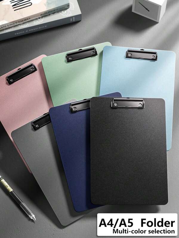 1pc Vertical File Folder, Writing Pad Board, Drawing Board Clip, A5/A4 File Folder, Hard Board Clipboard, Test Paper Clip, Single Clip, Strong Clamping Force, Comfortable Grip, Unlikely To Break, Vertical Drawing Board Clip, Restaurant Menu Clip, Writing Clipboard, Document Folder, Contract Clip, Office Meeting Folder, Foaming Secretary Clip, Back To School Student Gift,Back To School,School Supplies