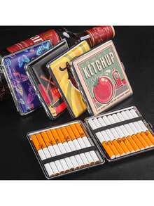 Fashion Portable 20-Pack Multi-Pattern Leather Holder Men And Women Personality Thick Storage Box - Windmill House - View 10