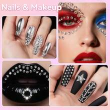 21000Pcs Transparent Rhinestones For Bedazzling Kit, Mix Sizes Jelly Bedazzling Resin Gems, Clear Gems Bedazzling For Crafting, Flatback Resin Rhinestones For Craft DIY Face Makeup{"Color_name":"S16"} - S16 - 查看 7