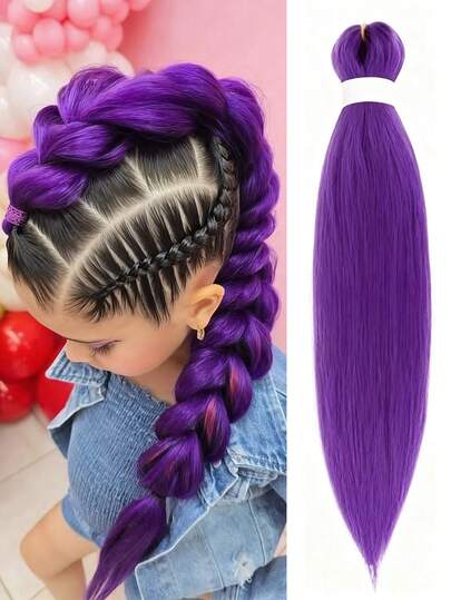 Vorgespannte Häkelhaare Synthetische Perücken für Frauen Hip-Hop Dreadlocks Zöpfe Leicht zu weben Synthetische Faser Lange Zopf Perücken, Schönheit, Haargummis, Haargummis, Scrunchies, Haarseile, Haarverlängerungen