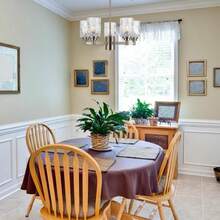 ALICE HOUSE 20&#34; Dining Room Chandeliers, Brushed Nickel Contemporary Farmhouse Lighting Fixture For Kitchen, Bedroom And Bathroom AL4095-H5